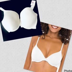 NWT Rare White 38DDD Secret Treasures supportive Fit Full Figure OPP T-Shirt Bra